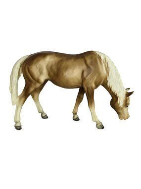 Breyer Horse Grazing Mare Palomino Color #143 Traditional Model *RUBS*